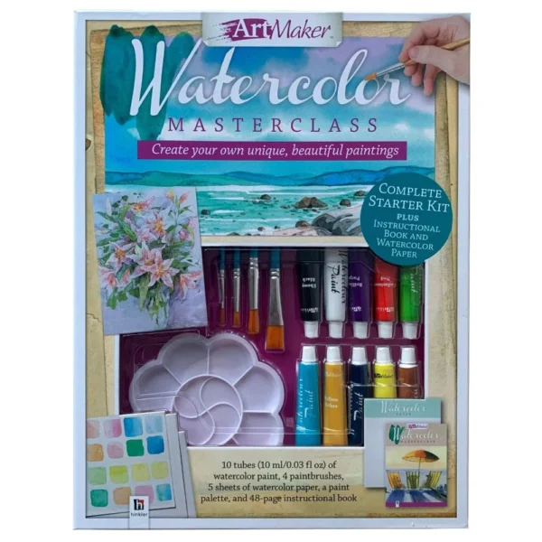 Age : 5 to 12 Years Art Maker Watercolour Masterclass Kit