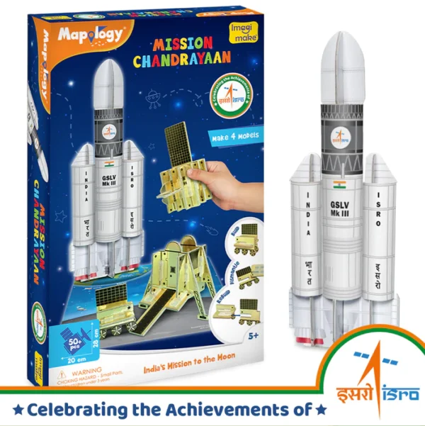 Age 5+ MP59 Mapology Mission Chandrayaan