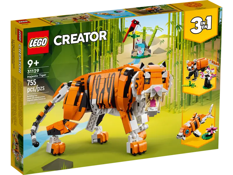 Age 9+ Lego 31129 Creator 3in1 Majestic Tiger