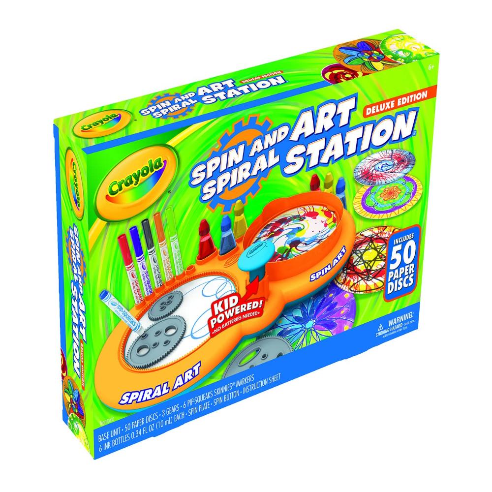 Crayola Spin & Spiral Art Station Deluxe