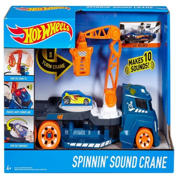 Age:4+ Hot Wheels Spinning Sound