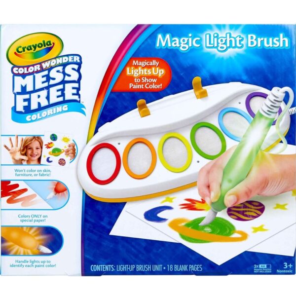 Age 3+Crayola Color Wonder Magic Light Brush & Drawing Pad