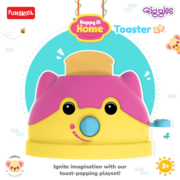 Funskool Giggles Playset Happy Lil Home-Toaster 3 Year Old & Above.