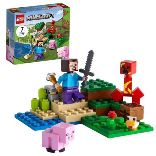 Age 7+ Lego 21177 Minecraft Creeper Ambush Building Kit