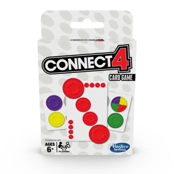 Age 6+ E8388 Hasbro Gaming Connect 4 Card Game