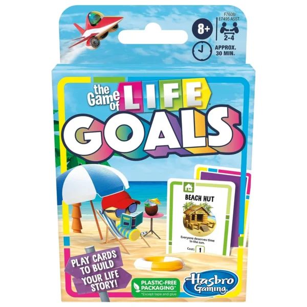 Age 8+ F7608 Hasbro The Game of Life Goals Game