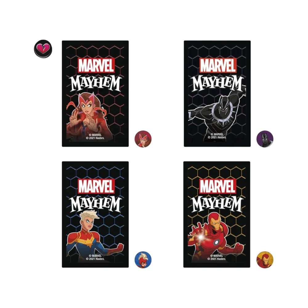 Alternative view of Age 8+ Hasbro F4131IN11 Marvel Mayhem Card Game