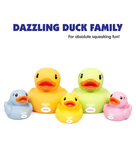 Funskool Giggles Dazzling Duck Family Squeakers