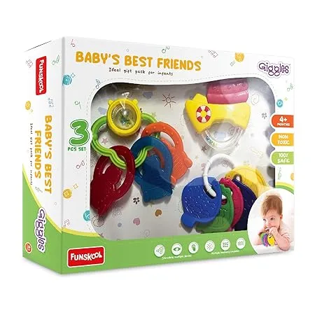 Age 4 Months+ Giggles Baby's Best Friend 3 pcs Set