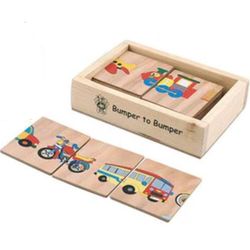 Age 2+ Skillofun Wooden to Bumper Transport Floor Puzzle