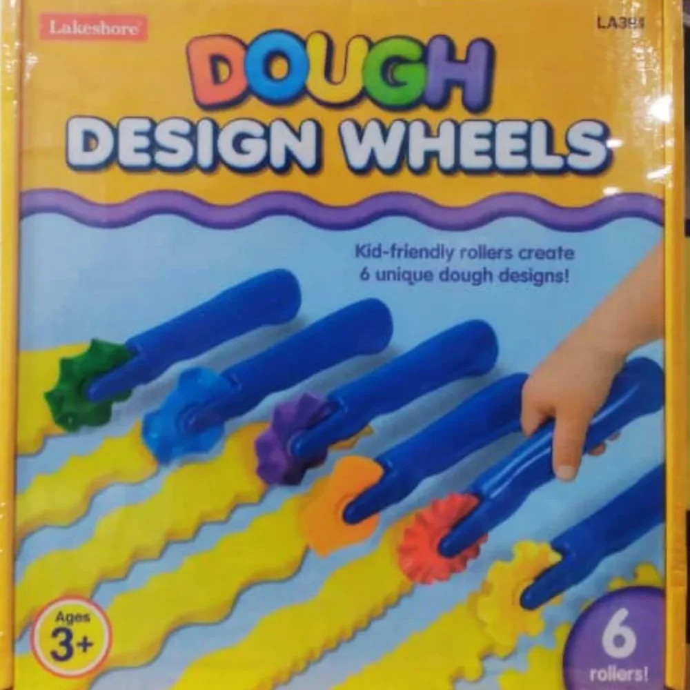 Age 3+ Lakeshore Dough Design Wheels Rollers