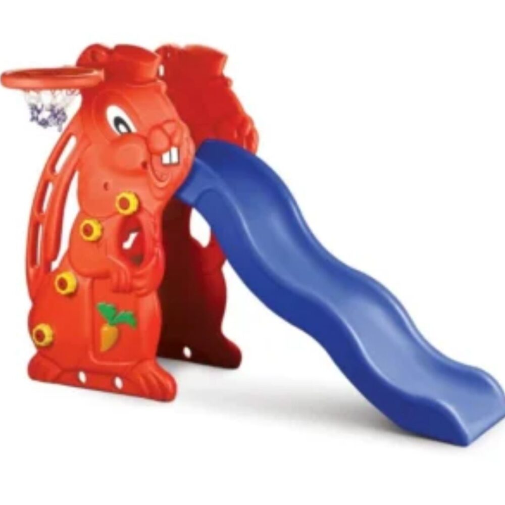 Age 2+ Ok Play Rabbit Garden Slide For Kids