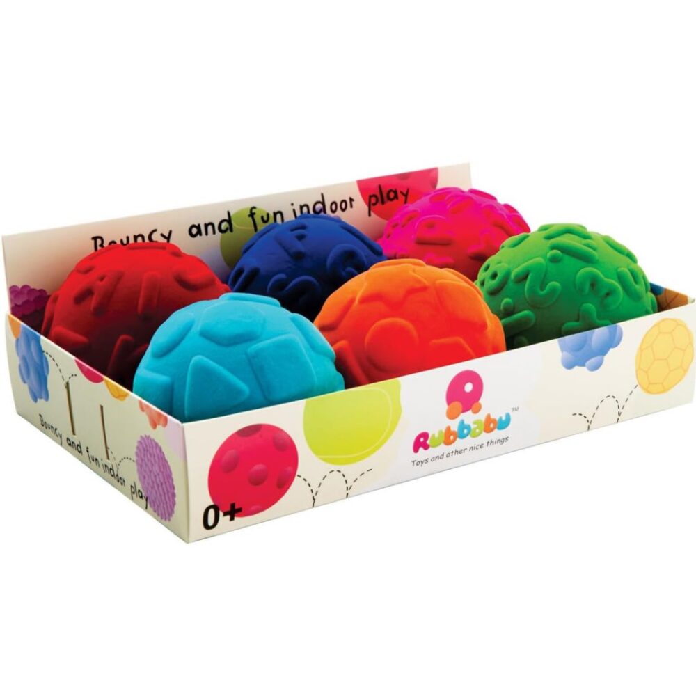 Age 1+ Rubbabu Educational Ball Assortment Mix Set