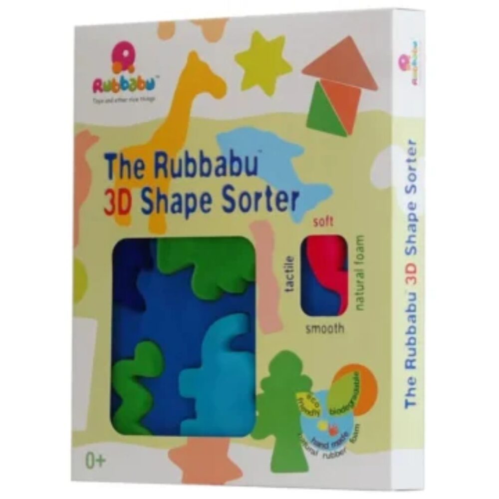 Age 1+ Rubbabu 3D Shape Sorter