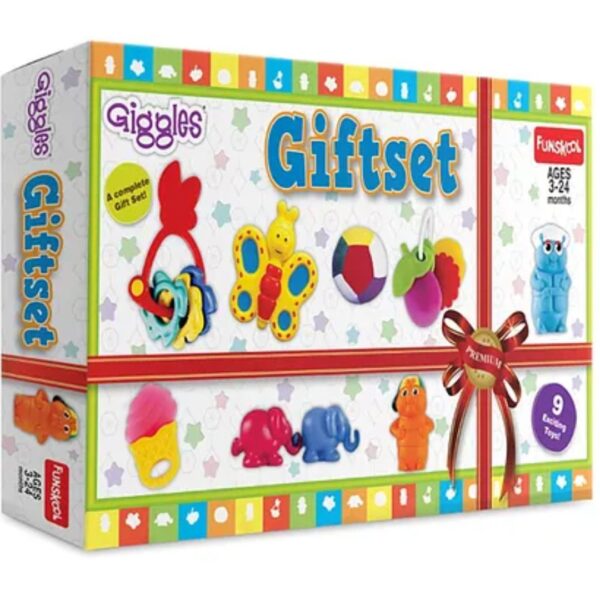 Age 2+ Giggles Plastic Gift Set Premium (9 Toys)