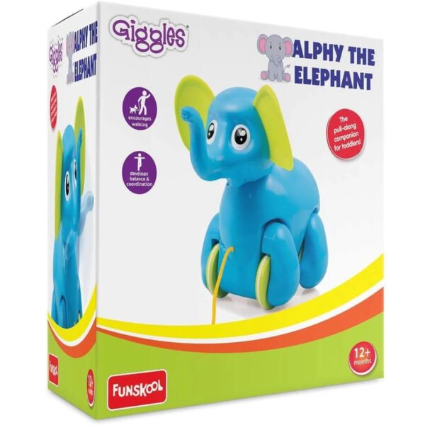 Age 1+ Giggles Alphy The Elephant Early Learner Toys