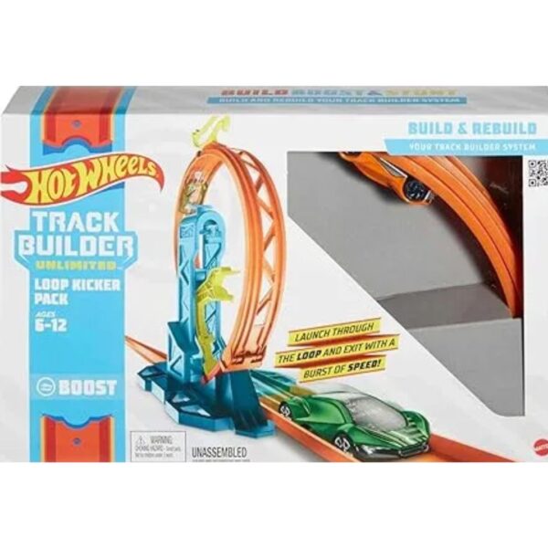 Age 6+ Hot Wheels Track Builder Unlimited Builder Loop Kicker Pack