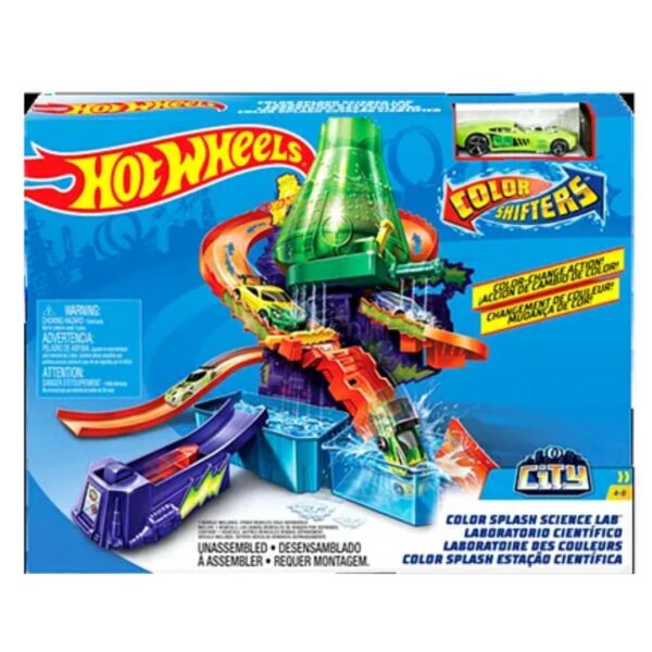 Age 4+ Hot Wheels Color Shifters Science Lab Playset