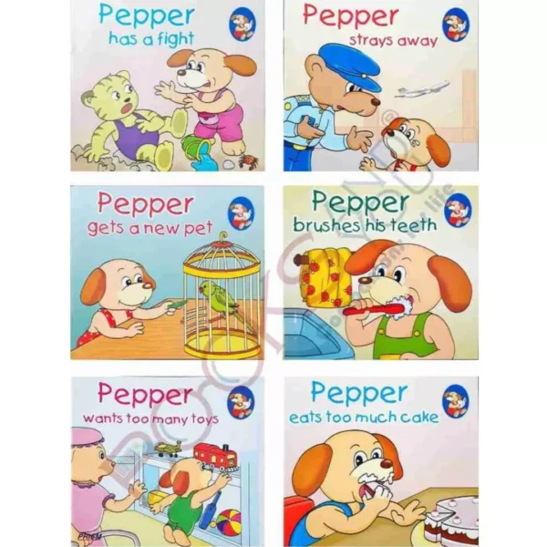 Pepper Series Complete Set 2 ( 7 to 12 )
