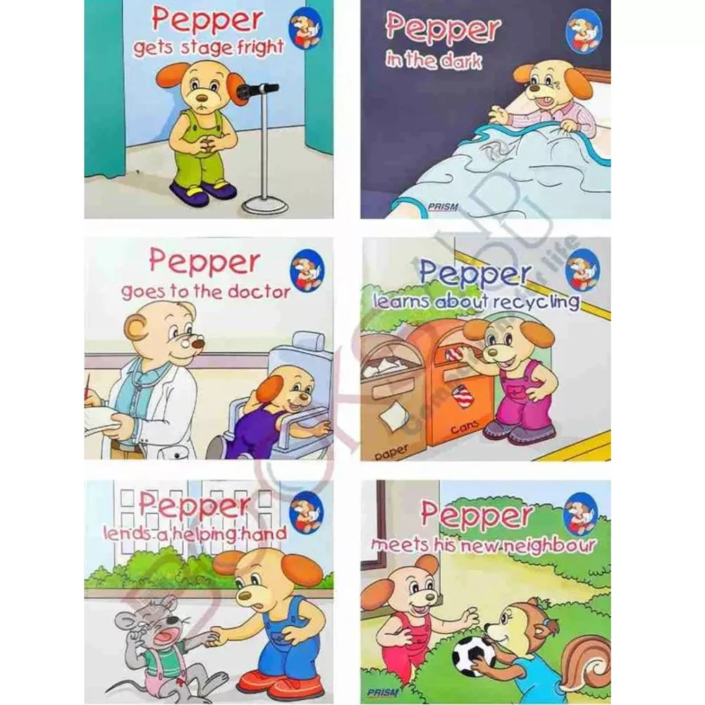 Pepper Series Complete Set 3 ( 13 to 18 )