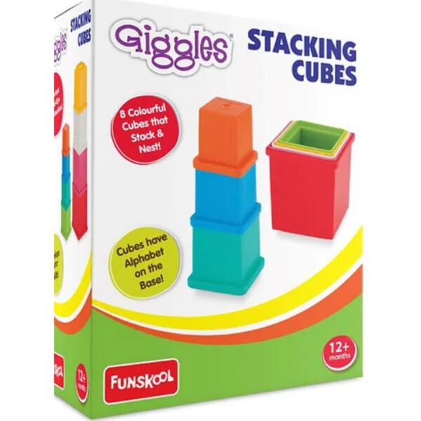 Age 1+ Giggles Stacking Cubes