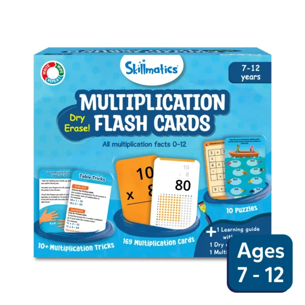 Age 7+ Skillmatics Multiplication Flash Cards