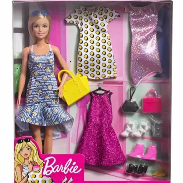 Age 3+ Barbie Fashionista Doll With 4 in 1 Dress