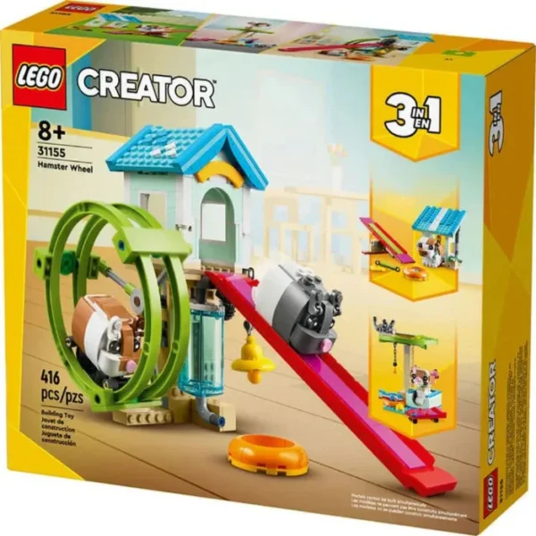 Age 8+ Lego 31155 Creator 3-in-1 Hamster Wheel