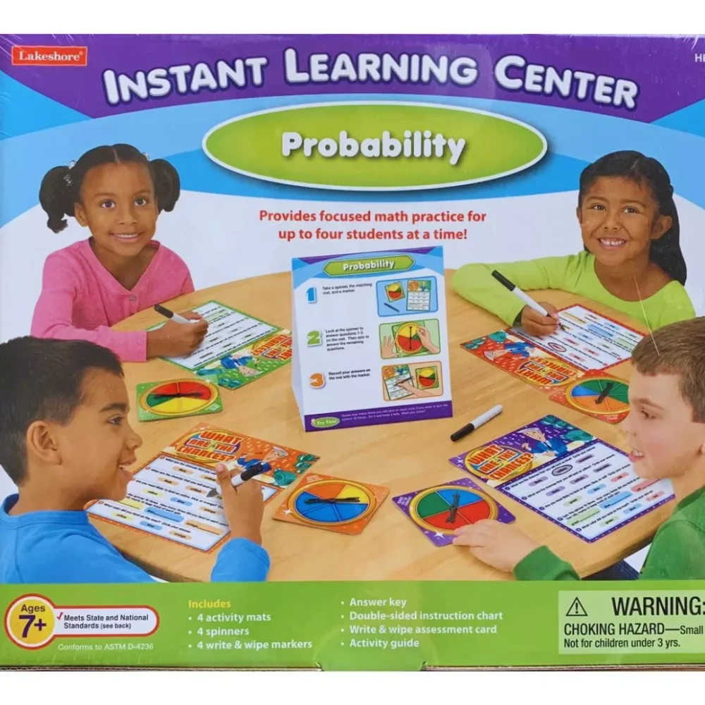 Age 3+ Lakeshore Instant Learning Center Probability