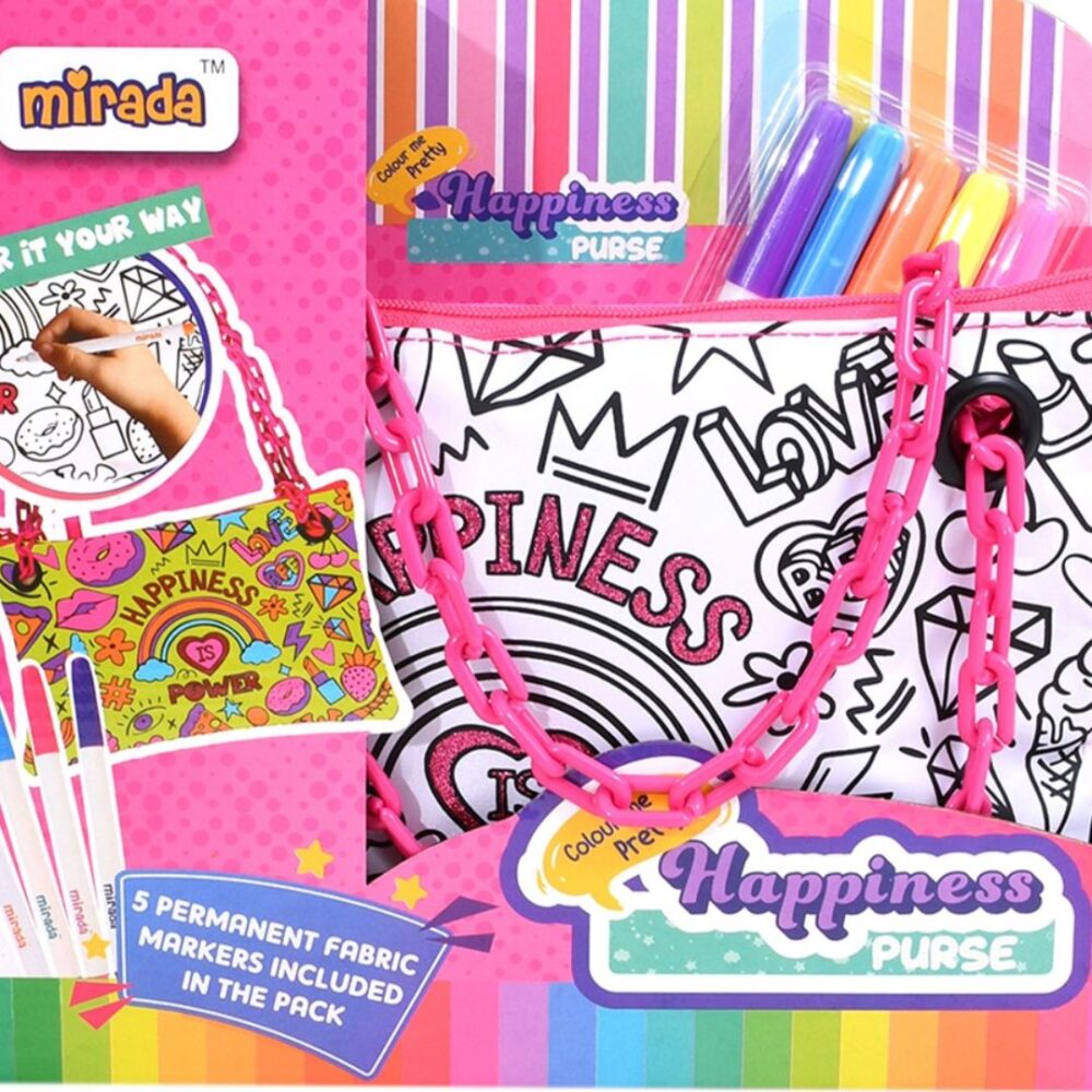 Age 6+ Mirada Happiness Purse Kit (Multi-color)