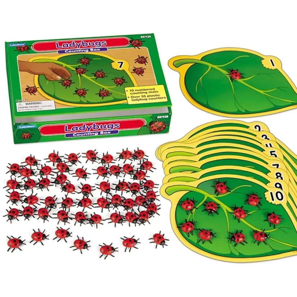 Age 3+ Lakeshore Learning Ladybug Counting Box