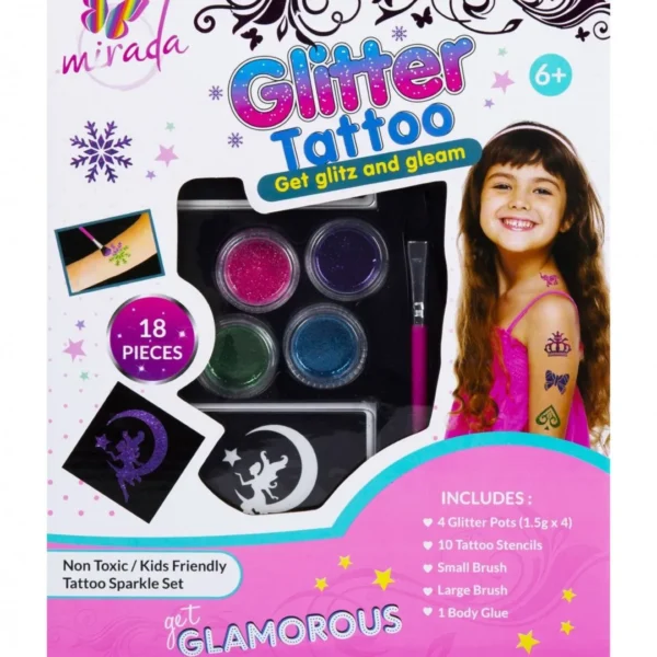 Age 6+ Glitter Tattoo (Multi-color)