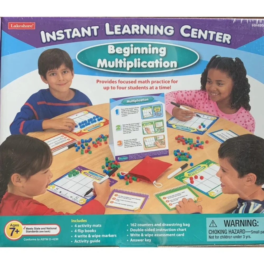 Age 3+ Lakeshore Instant Learning Center Beginning Multiplication