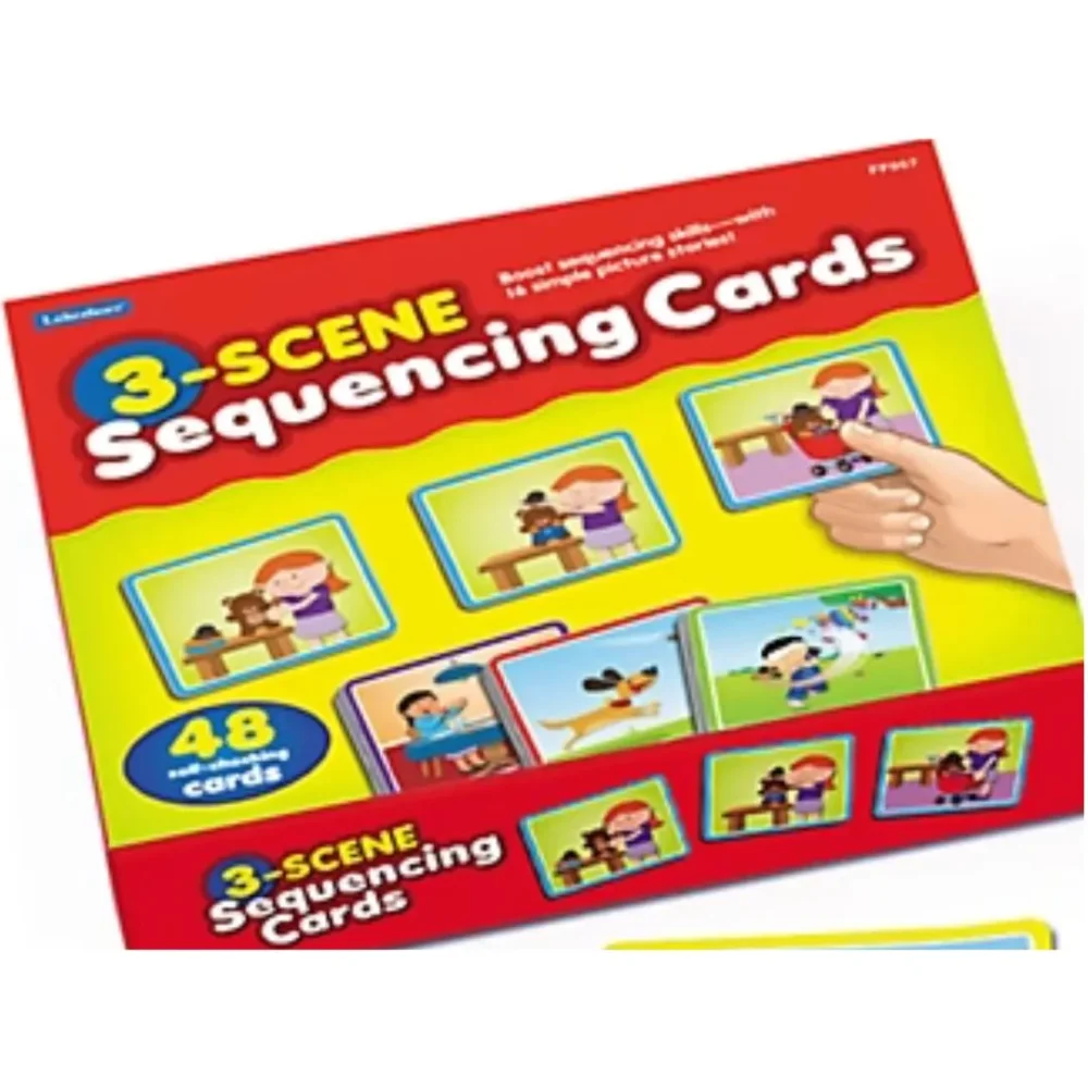 Age 3+ Lakeshore Learning 3 Scene Sequences Cards