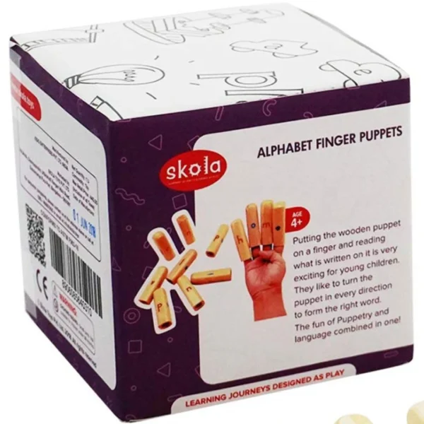 Age 4+ Skola Alphabet Finger Puppets