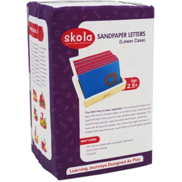 Age 2.5 Months Sokla Sandpaper Letters Lower & Upper Case