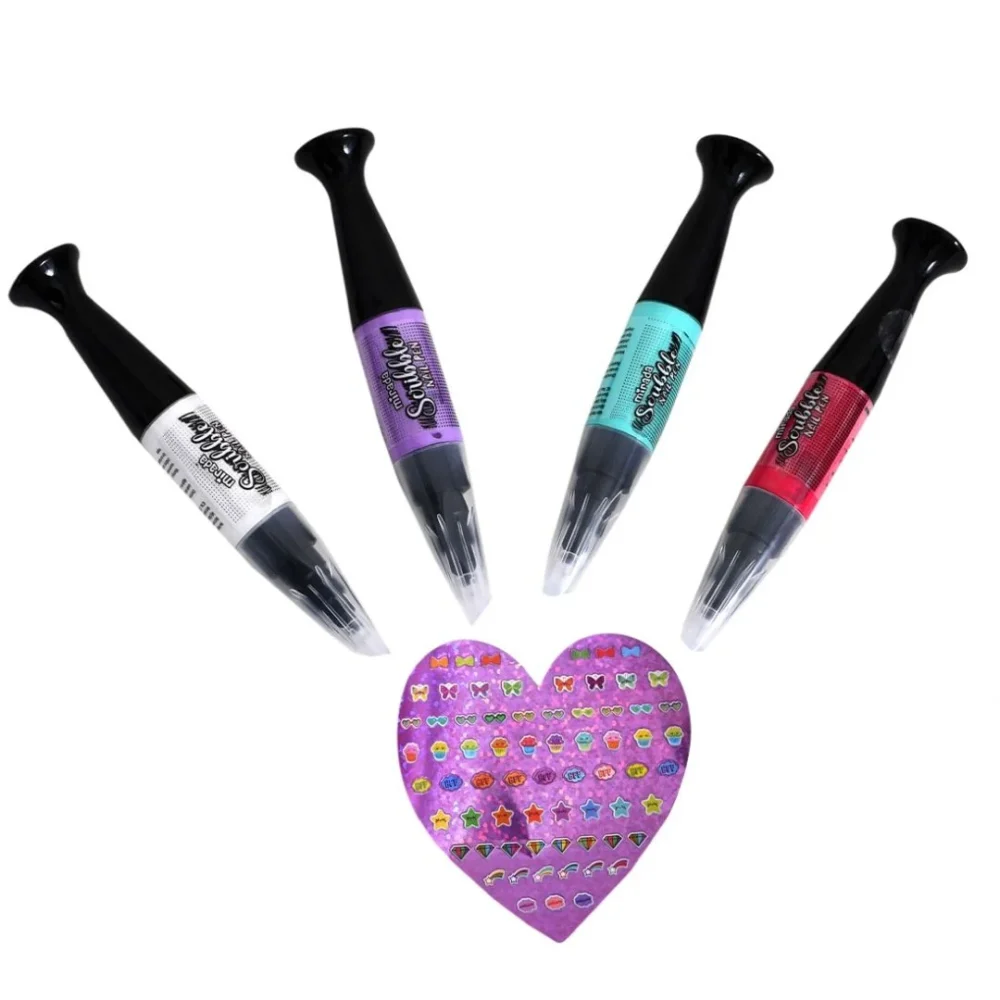 Age 6+ Mirada Chic & Glam Scribble Nail Pen (Multi-color)
