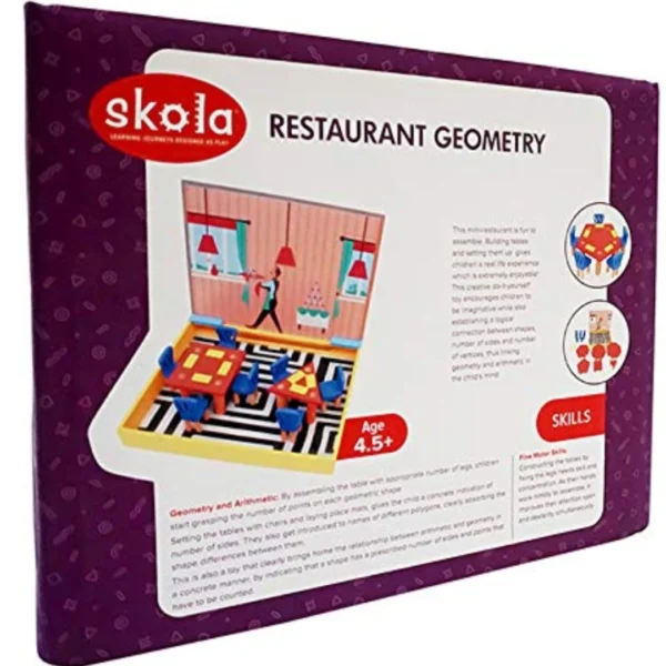 Age 4.5+ Months Skola Restaurant Geometry 