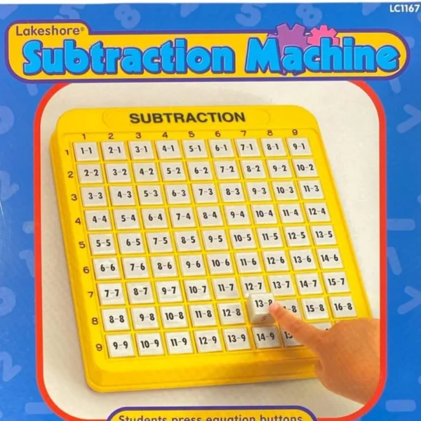 Age 3+ Lakeshore Learning Subtraction Machine