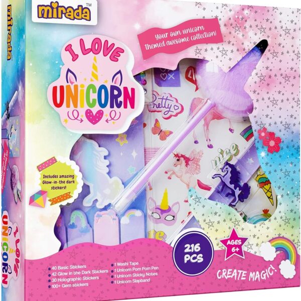 Age 6+ Mirada I Love Unicorn (Multi-color)