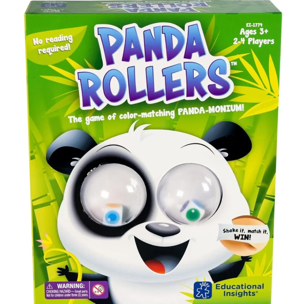 Age 3+ Educational Insight Panda Roller Game Multicolor
