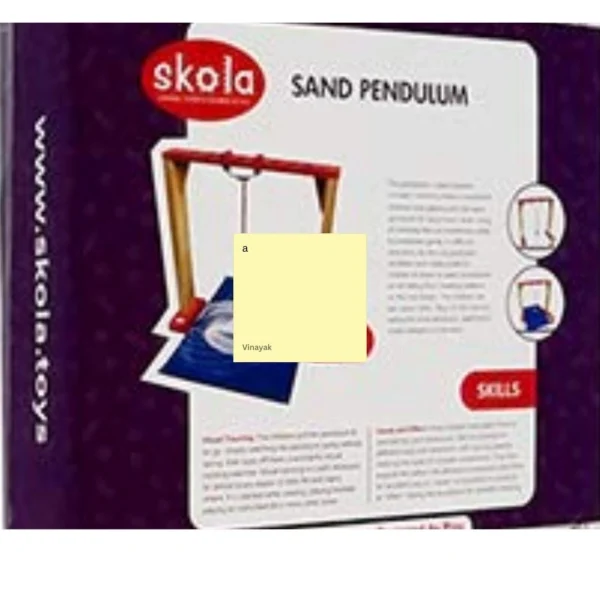 Age 5+ Skola Wooden Toys Sand Pendulum