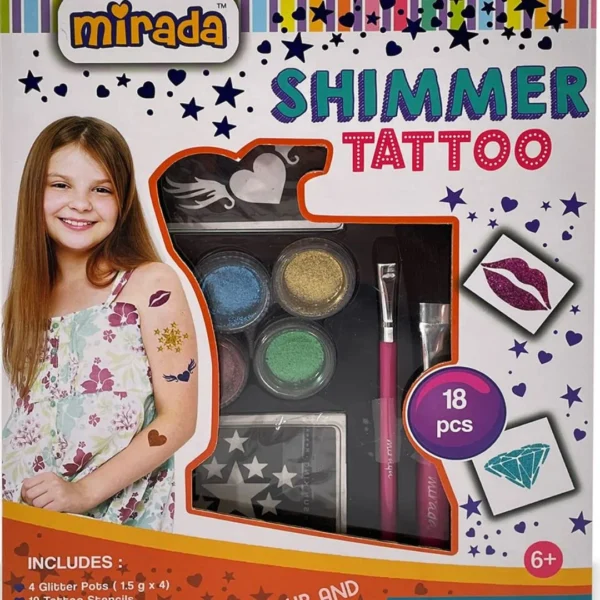 Age 6+ Mirada Shimmer Tattoo (Multi-color)