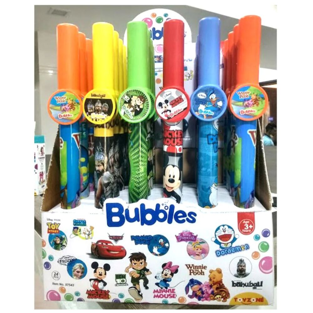 Age 3+ Toyzone Bubbles Wands Multicolor