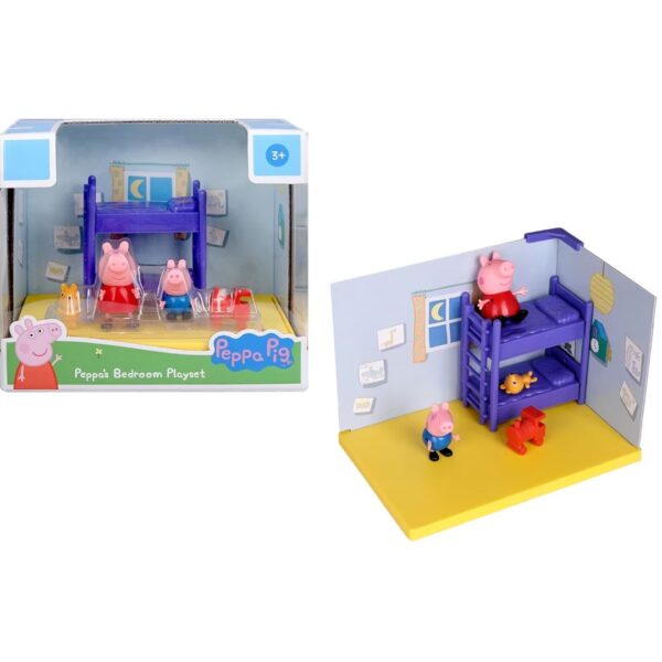 Age 3+ Peppa Pig Bedroom Playset