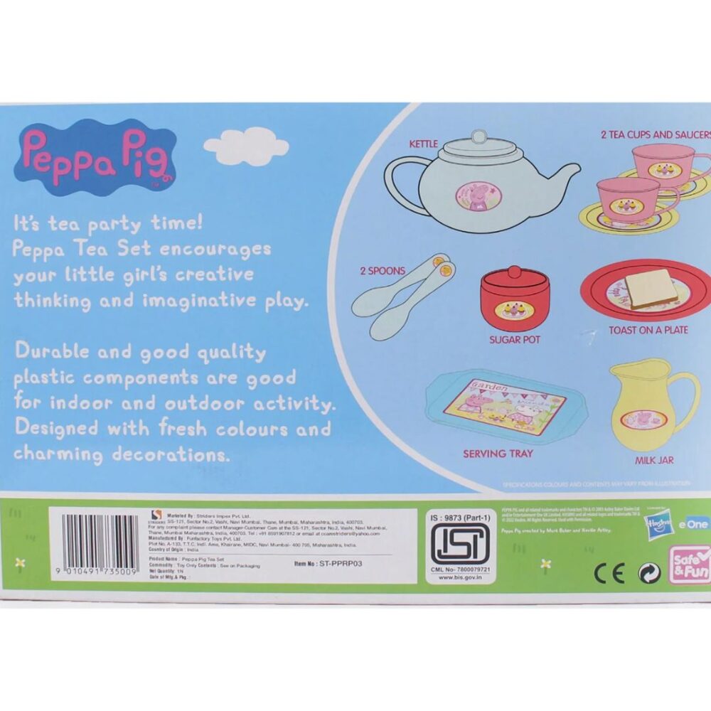 Age 3+ Peppa Pig Tea Set