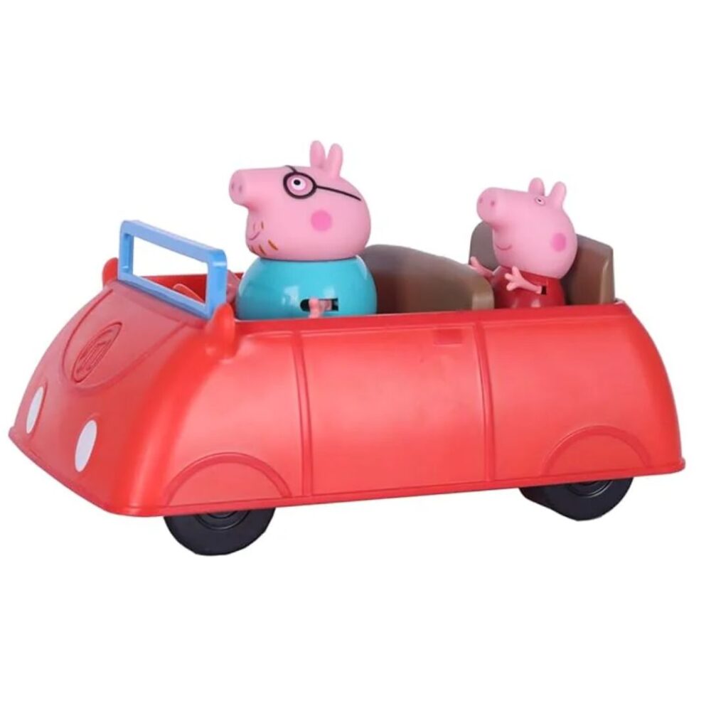 Age 3+ Peppa Pig Family Red Car With Sound Effects
