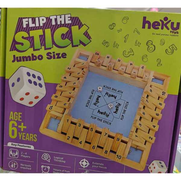 Age 6+ Heku Toys Flip The Stick Jumbo Size