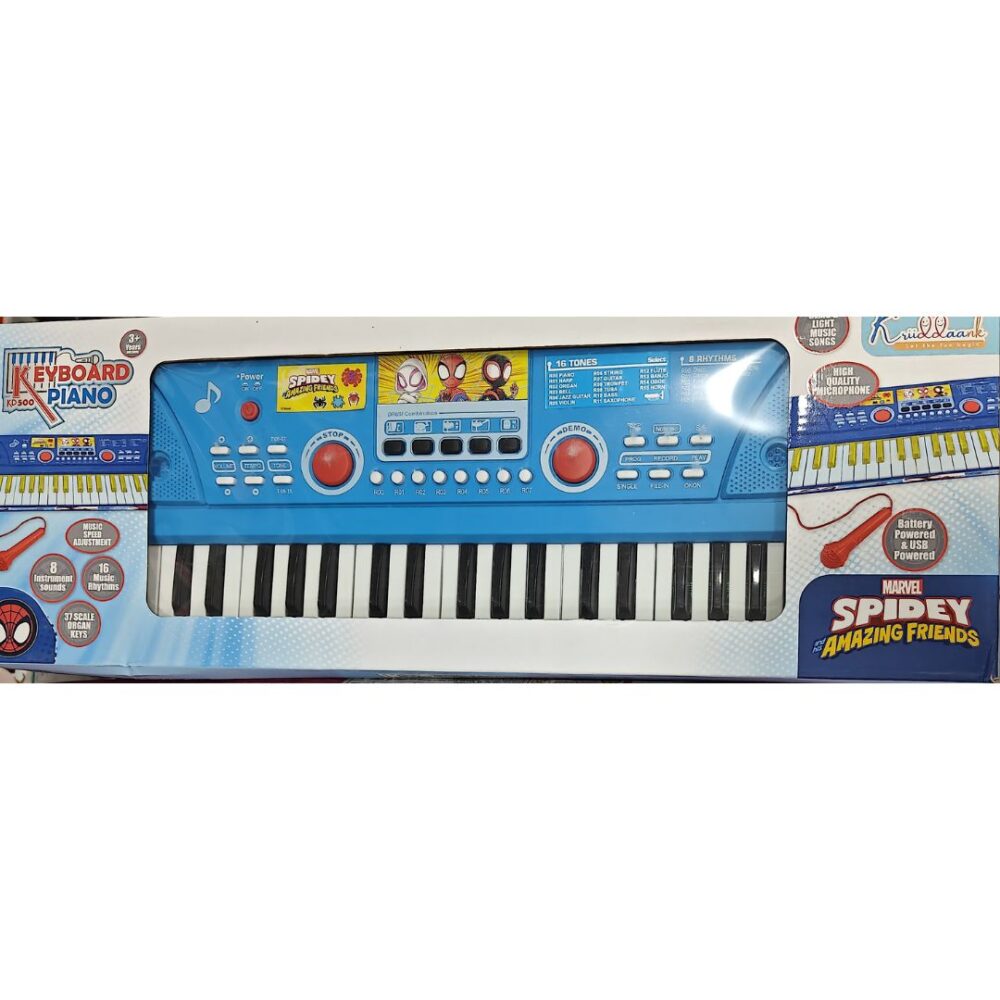 Age 3+ Amazing Spiderman Keyboard Piano