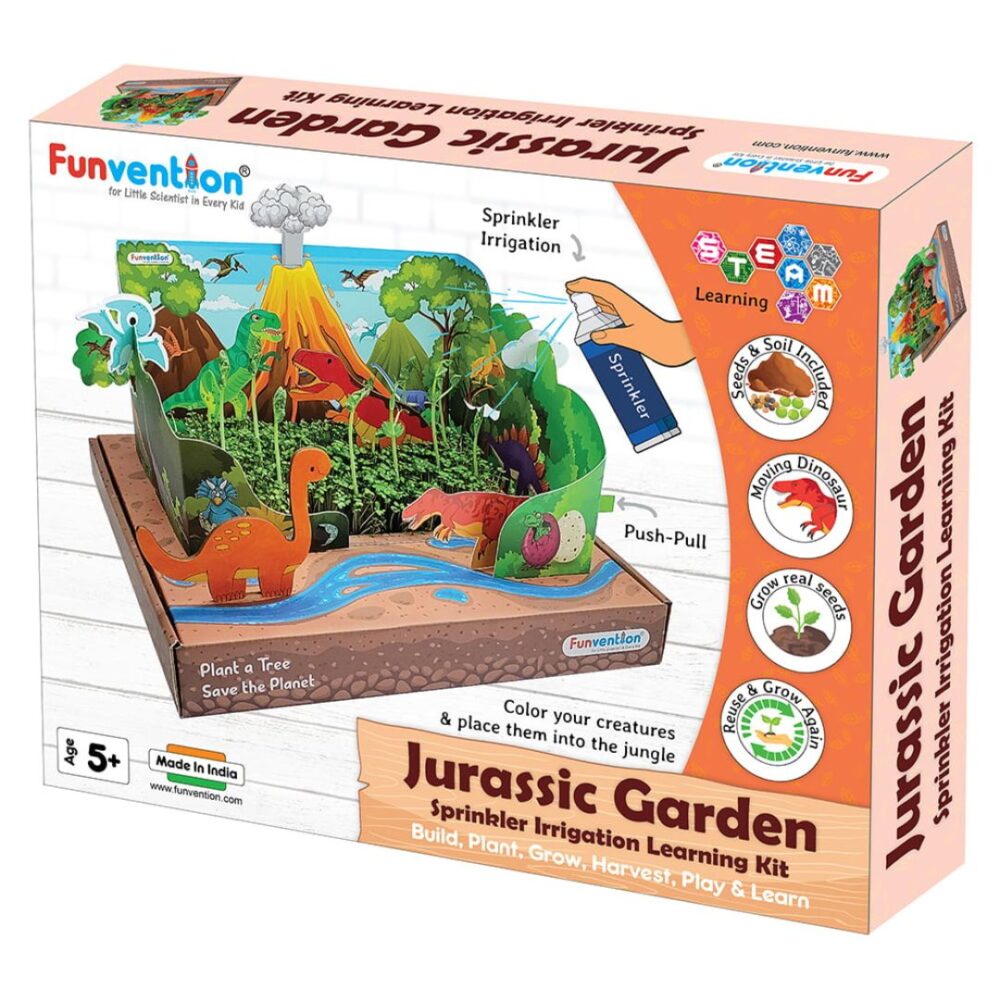 Age 5+ Funvention Jurassic Garden Sprinkler